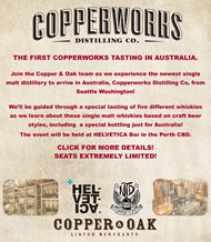 Copperworks Whisky Tasting